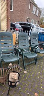 3 Tuinstoelen - Kunststof, Tuin en Terras, Tuinstoelen, Ophalen of Verzenden