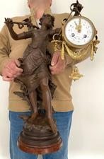 Moreau beeld met klok zeer mooi ,, Antiek en Kunst, Antiek | Klokken, Ophalen