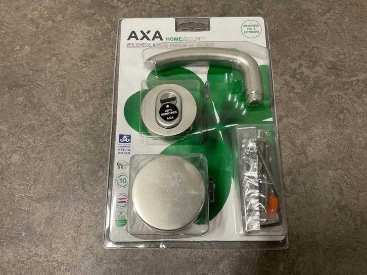 AXA 6615 buitendeur (Veiligheidsbeslag) *Nieuw*, Doe-het-zelf en Verbouw, Hang- en Sluitwerk, Nieuw, Klink of Kruk, Rvs, Ophalen of Verzenden