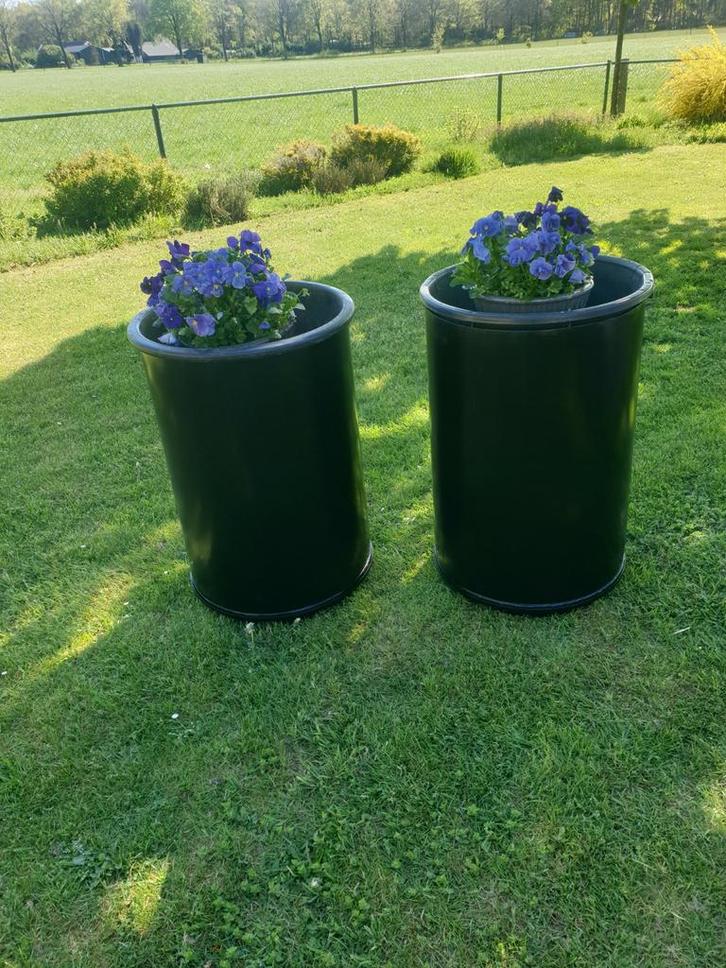 Kunsstof bloembakken - waterbak - ton - opslagtonnen, Tuin en Terras, Bloembakken en Plantenbakken, Nieuw, Kunststof, Binnen, Balkon