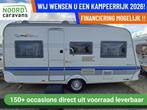 HOBBY DE LUXE 450 VOORTENT + LUIFEL + DWARSBED + FIETSENDR, Rondzit, Hobby, Bedrijf, 750 - 1000 kg