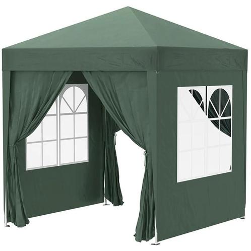 Groen Paviljoen 2x2m - Nieuw partytent paviljoentent, Tuin en Terras, Partytenten, Nieuw, Paviljoen, Minder dan 2 meter, Minder dan 5 meter