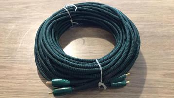 Audioquest Evergreen RCA 16 meter stereo interlink beschikbaar voor biedingen