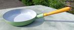 FE BELGIUM DESCOWARE groene gietijzer steelpan 28 cm (2), Keramische plaat, Nieuw, Koekenpan of Braadpan, Ophalen of Verzenden