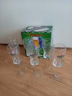 6 Heineken  bierglazen, Verzamelen, Ophalen, Zo goed als nieuw, Bierglas