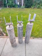 Beton poer, ankers., Doe-het-zelf en Verbouw, Ophalen, Gebruikt