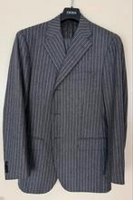 Raffaele Caruso flanellen krijtstreeppak maat 52, Ophalen of Verzenden, Zo goed als nieuw, Maat 52/54 (L), Grijs