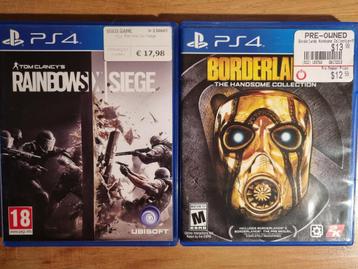 PlayStation 4 Games:Assassin's cr., Borderlands, Wolfenstein beschikbaar voor biedingen