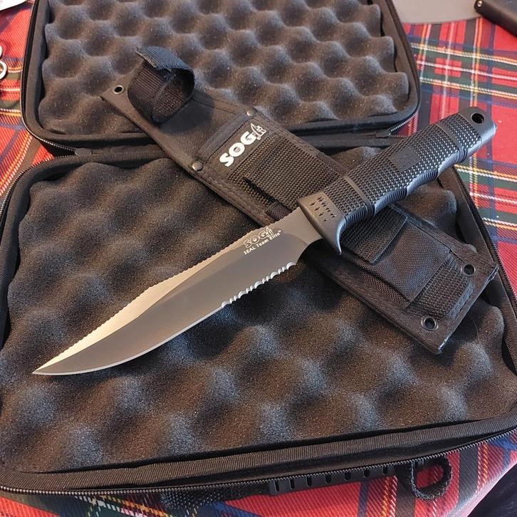 SOG Seal Team Elite Militair Mes, Verzamelen, Militaria | Algemeen, Overige soorten, Mes of Dolk, Overige gebieden, Ophalen