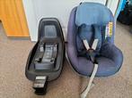 Maxi cosi 2-Way Pearl Nomad Blue met 2wayFix base, Kinderen en Baby's, Autostoeltjes, Ophalen, 9 t/m 18 kg, Zo goed als nieuw