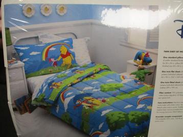 DISNEY WINNIE THE POOH TWIN SHEET SET/LAKENSET NIEUW uit USA beschikbaar voor biedingen