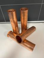 Koperen HWA dak uitloop - 4 stuks, Doe-het-zelf en Verbouw, Metalen, Ophalen of Verzenden, Gebruikt, Koper of Messing