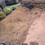 gratis ophalen 1kub geel grind, Tuin en Terras, Grind, Keien en Split, Ophalen, Gebruikt, Geel, Grind