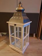 Lantaarn wit hout, Huis en Inrichting, Ophalen, Gebruikt