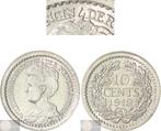 Nederland - 10 cent 1912 "hoge diadeem" Wilhelmina - ZILVER, Postzegels en Munten, Munten | Nederland, Zilver, Koningin Wilhelmina