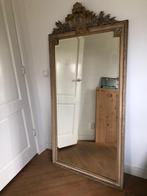 antieke spiegel met kuif, Antiek en Kunst, Antiek | Spiegels, 50 tot 100 cm, 150 tot 200 cm, Rechthoekig, Ophalen