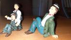 2 beeldjes van Laurel en hardy, Verzamelen, Ophalen