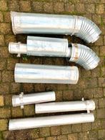 Schoorsteen afvoer, Doe-het-zelf en Verbouw, Buizen en Afvoer, Afvoer, Gebruikt, 2 tot 4 meter, Aluminium