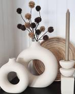 Twee ronde keramieke Vazen H&M, Overige materialen, Overige kleuren, Nieuw, Ophalen of Verzenden