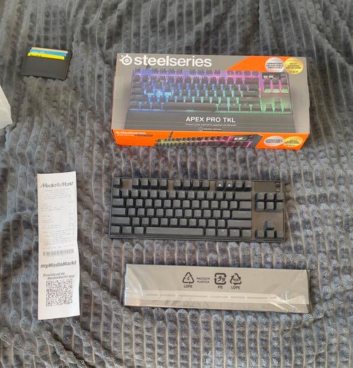 Steelseries apex pro tkl 2023, Computers en Software, Toetsenborden, Zo goed als nieuw, Qwerty, Bedraad, Gaming toetsenbord, Ophalen of Verzenden