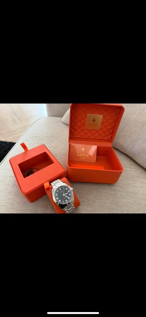 Astos angel deluxe edition silver heren horloge, Sieraden, Tassen en Uiterlijk, Horloges | Heren, Zo goed als nieuw, Overige merken