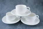 3x kop en schotel Villeroy en Boch - Adriana - porselein, Ophalen, Gebruikt, Effen, Kop(pen) en/of Schotel(s)