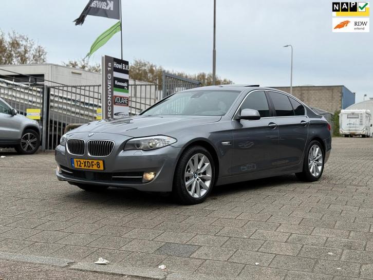 BMW 5-serie 525d High Executive | VOLL OPTIONS | ZEER GOEDE, Auto's, BMW, Bedrijf, Te koop, 5-Serie, 360° camera, ABS, Achteruitrijcamera