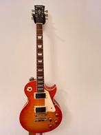 Les Paul Vintage V100 met gitaarband + EMG + koffer + snaren, Ophalen of Verzenden, Gebruikt, Elektrische gitaar