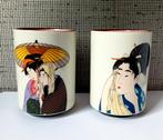 geisha girl keramische mokken greeploze, Ophalen of Verzenden