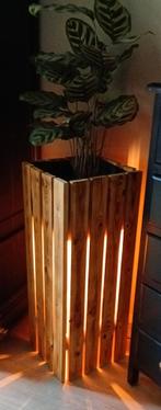 Plantenbak met verlichting 65 cm hoog- Maatwerk mogelijk!, 25 tot 40 cm, Overige materialen, Vierkant, Nieuw