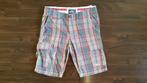 Superdry shorts blauw/rood geruit  ALS NIEUW, Overige kleuren, Maat 48/50 (M), Ophalen of Verzenden, Zo goed als nieuw