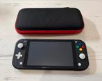Switch Lite black Custom edition 256gb met veel spellen, Ophalen of Verzenden, Grijs, Zo goed als nieuw