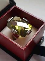 925 grote zilveren ring, Verzenden, Zo goed als nieuw, 17 tot 18, Dame