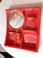 Spiegel utensilo kunststof space age design jaren 70 retro, Gebruikt, ?, Minder dan 100 cm, Rechthoekig