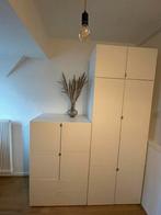 Kledingkast IKEA Platsa/Fonnes wit, Huis en Inrichting, Kasten | Kledingkasten, Gebruikt, Ophalen