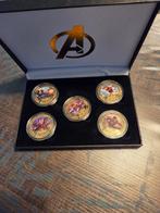 Avengers Munten Set - Limited Edition, Postzegels en Munten, Munten | Nederland, Setje, Koningin Beatrix, Goud, Overige waardes