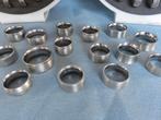 Grote collectie roestvrij stalen ringen met naam graveringen, Sieraden, Tassen en Uiterlijk, Ringen, IJzer of Staal, Nieuw, Ophalen of Verzenden