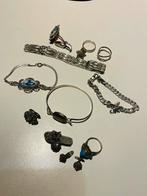 Lotje vintage sieraden waaronder 54 gram zilver, Ophalen of Verzenden, Zilver