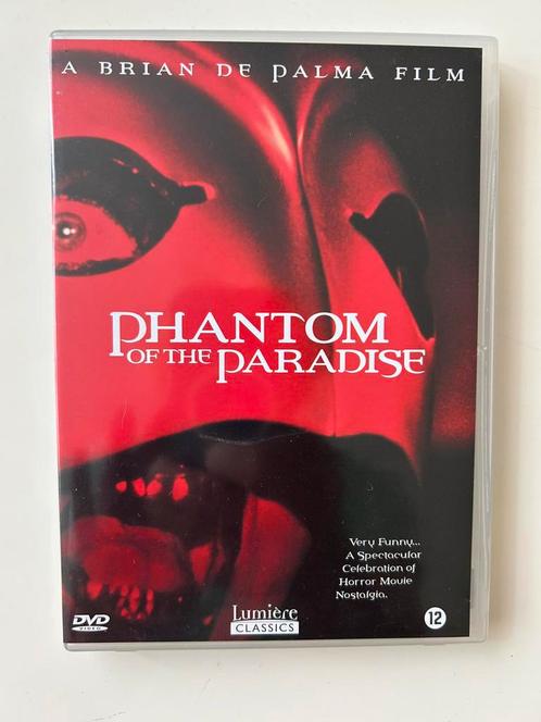 -Phantom of the Paradise- van Brian De Palma, Cd's en Dvd's, Dvd's | Thrillers en Misdaad, Zo goed als nieuw, Actiethriller, Vanaf 12 jaar