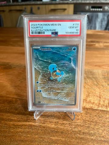 Pokemon - 151 - Squirtle - #170 - PSA 10 beschikbaar voor biedingen