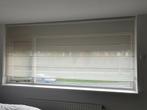 3x witte Vouwgordijnen + Cassettes / Koordsystemen, Ophalen of Verzenden, Gebruikt, Wit