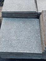 Basalt terrastegels, G684, 60x60x3, hardsteen, ruim 25 m2, Tuin en Terras, Ophalen, Gebruikt, Natuursteen, Terrastegels