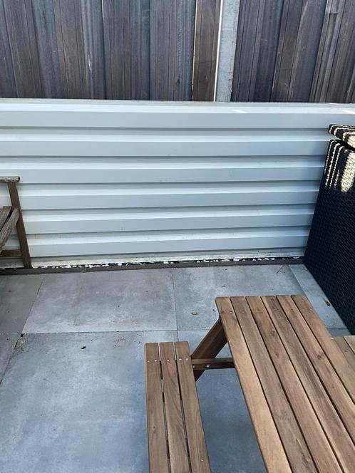 8 damwandplaten bouwmateriaal, Tuin en Terras, Overkappingen, Zo goed als nieuw, Veranda, Ophalen of Verzenden