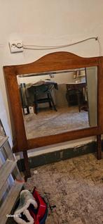 Oude Franse kaptafel met spiegel opknapper vaste prijs, Minder dan 100 cm, Ophalen of Verzenden