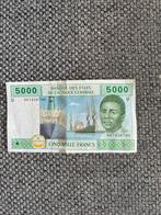 Central african states met letter U  5000 franc, Ophalen of Verzenden, Overige landen, Los biljet