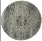 Rond vloerkleed,  180 x 180 cm, Ophalen, 150 tot 200 cm, Grijs, Zo goed als nieuw