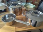Pannenset Ikea, Huis en Inrichting, Keuken | Potten en Pannen, Ophalen, Zo goed als nieuw, Rvs, Pannenset