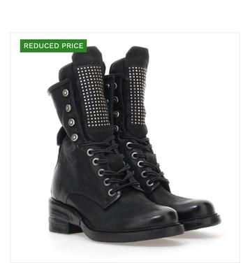 Super gave A.S 98  zwart leren boots mt 39 beschikbaar voor biedingen