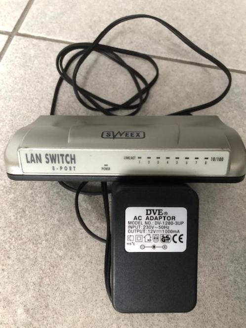 Netwerk Switch Sweex  LAN Switch, Computers en Software, Netwerk switches, Zo goed als nieuw, Ophalen of Verzenden