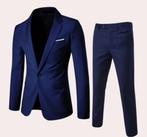Driedelig heren pak maat S/M, Kleding | Heren, Ophalen of Verzenden, Nieuw, Maat 46 (S) of kleiner, Blauw